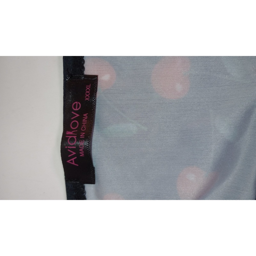 Avidkove Sz 4X Bathing Suit Tank Blk Cherries w/3X Bottoms Solid Black Plus Size - Picture 5 of 5
